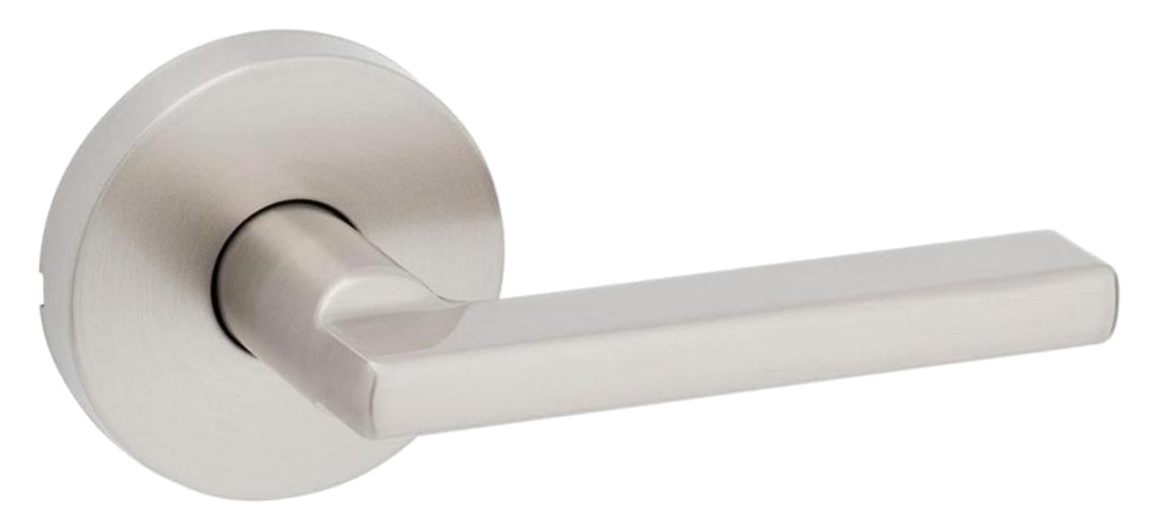 Jasper Round Rose A9106 leverset in Satin Nickel